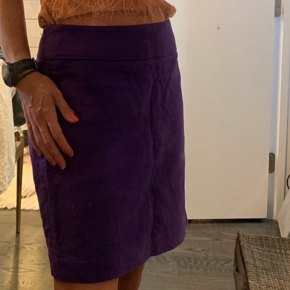 Purple knit skirt - Picture 2 of 2